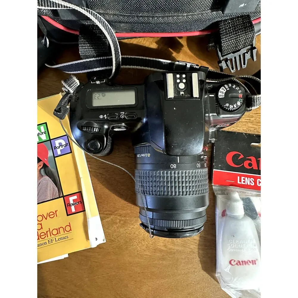 Canon EOS Rebel X S 35mm film camera Canon Zoom Lens EF 35-80mm